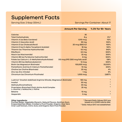 A Science-Backed Solution That Actually Works: Liquid Hair Growth Multivitamin
